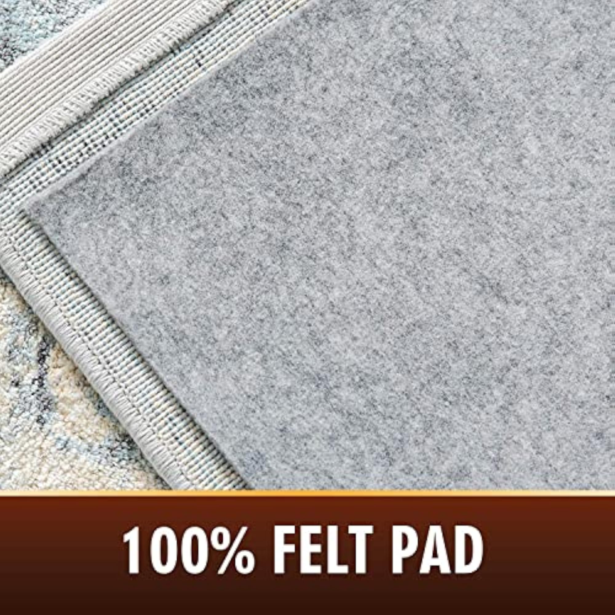 Comfort Felt Rug Pad, Thick Protection for Floors