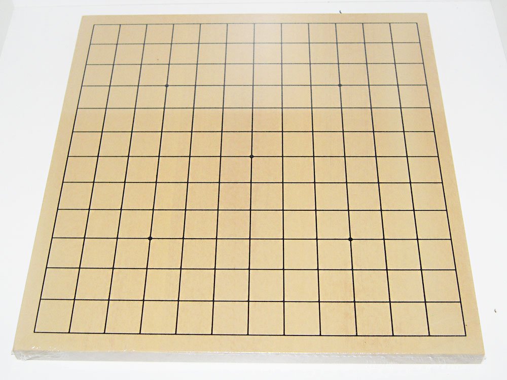 Amazon | 茨城木工 碁盤 木製9.13路盤両用盤とプラスチック碁笥碁石の