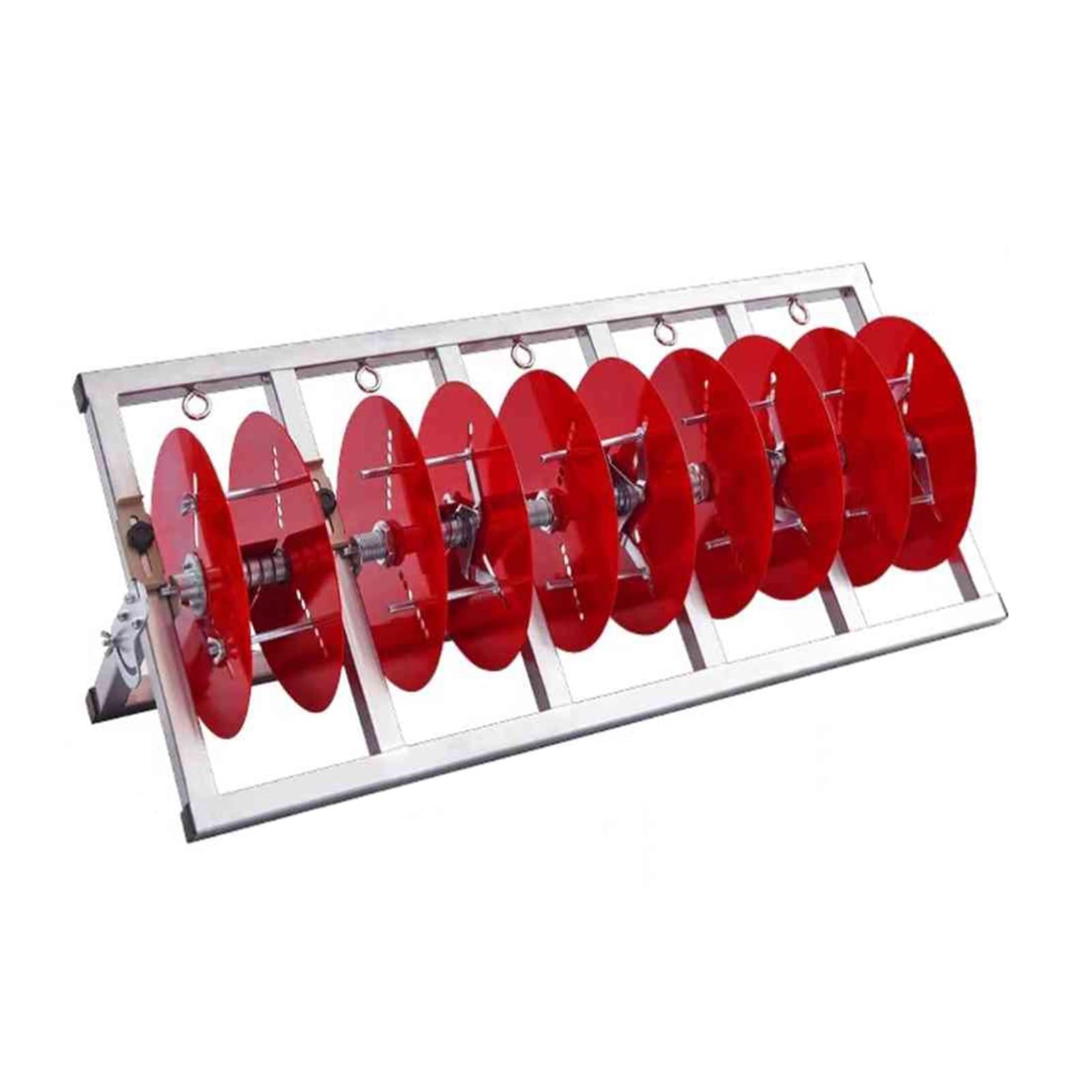 WDSOPK Folding Wire Spool Holder,Stainless Steel Wire Spool Rack Dispenser,Multiple Axle Cable Rack,for Winders Ropes Cord Reels Paracord (5 reel)