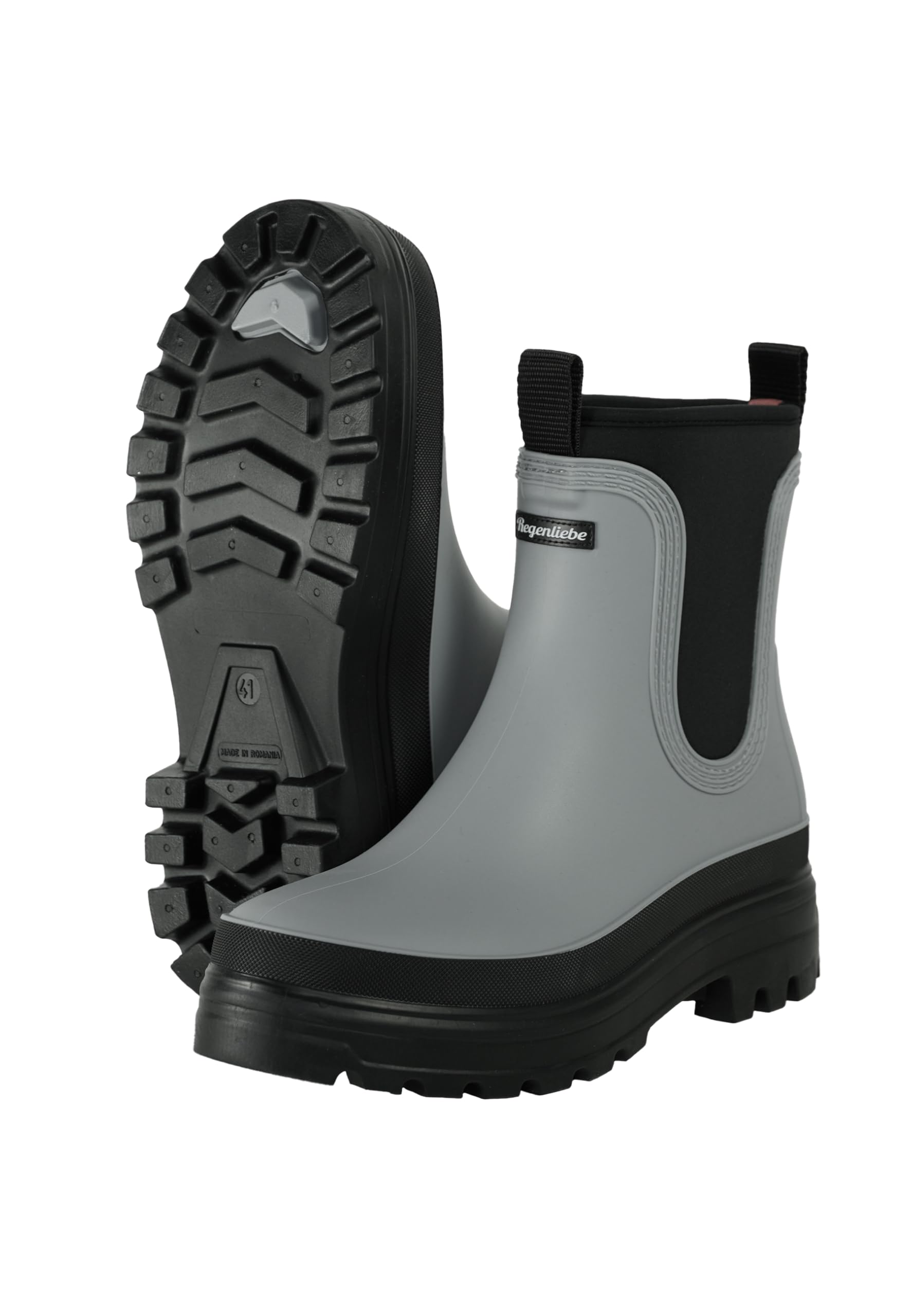 Regenliebe Damen Regenstiefel Short Story Halbschaft Gummistiefel Feel Good wärmend gefüttert