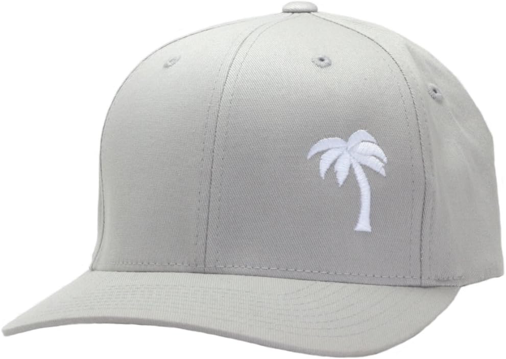 LINDO - Flex/Stretch Band Pro Back Style Hat - Palm Tree