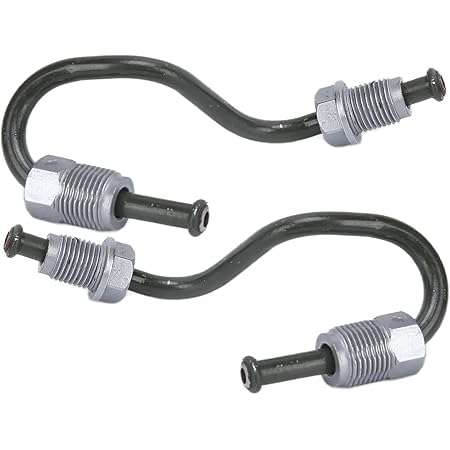 Amazon.com: Qiilu Brake Line Brake Pipe copper 2PCS Rear Brake Line ...