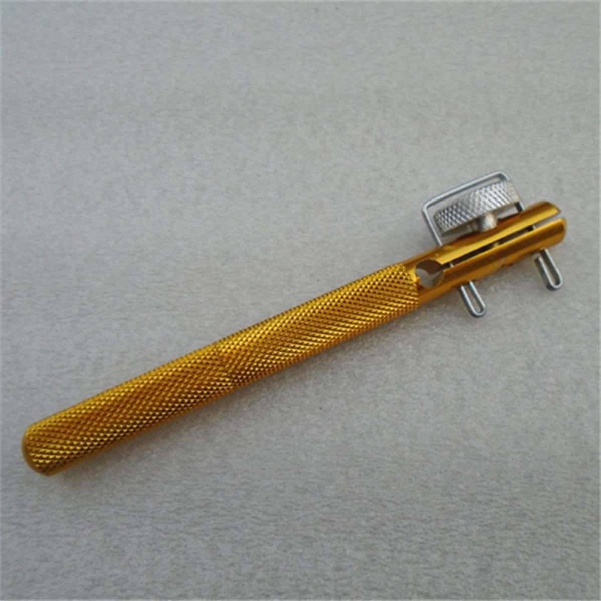 Manual Fishing Hook Tying Device Two Pack Portable 2pcs Metal Golden | Lightweight, Wire-safe Tying, Compact Carry, Metal Build, Manual Operation