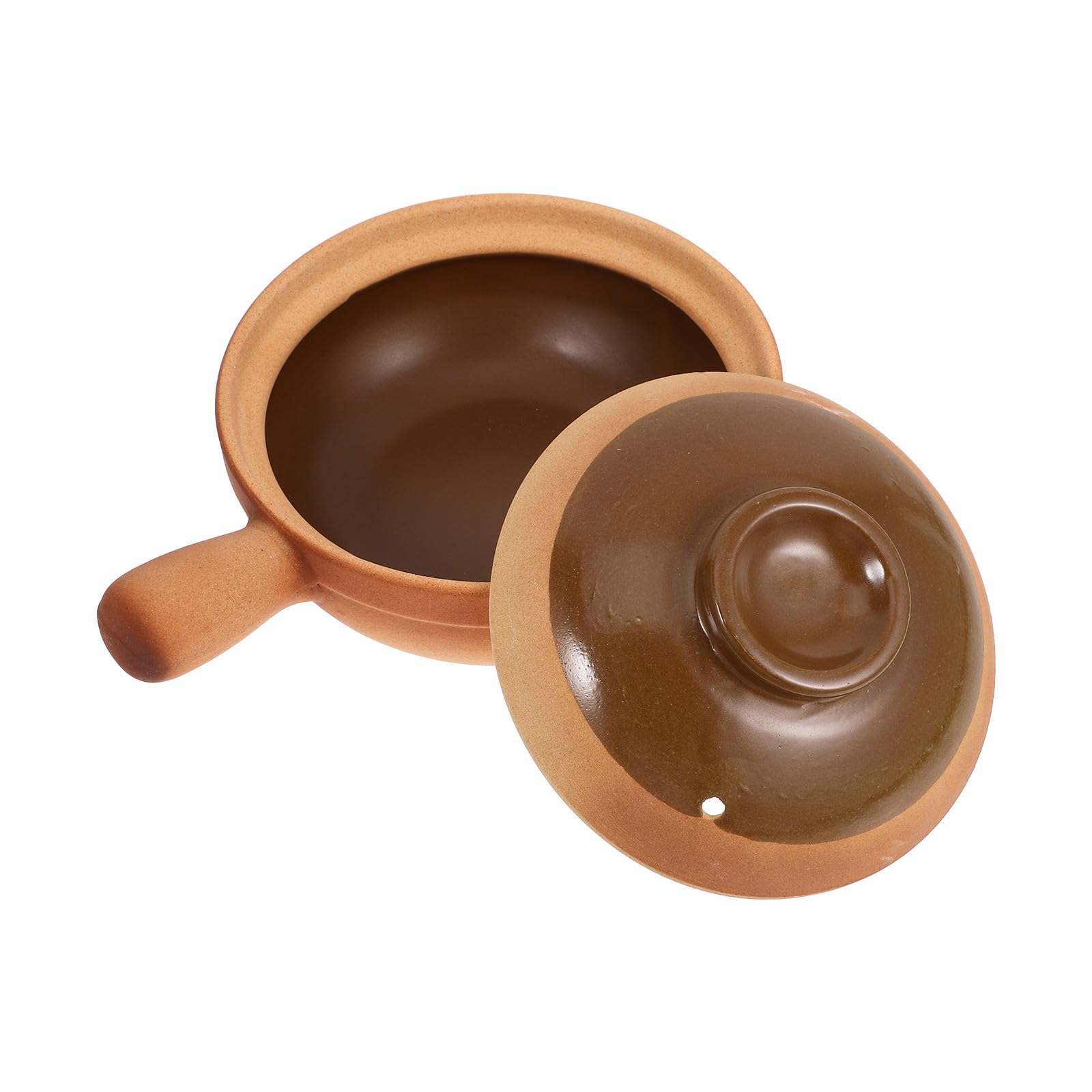 Casseruola in Ceramica 850ml con Manico, per Zuppe e Riso