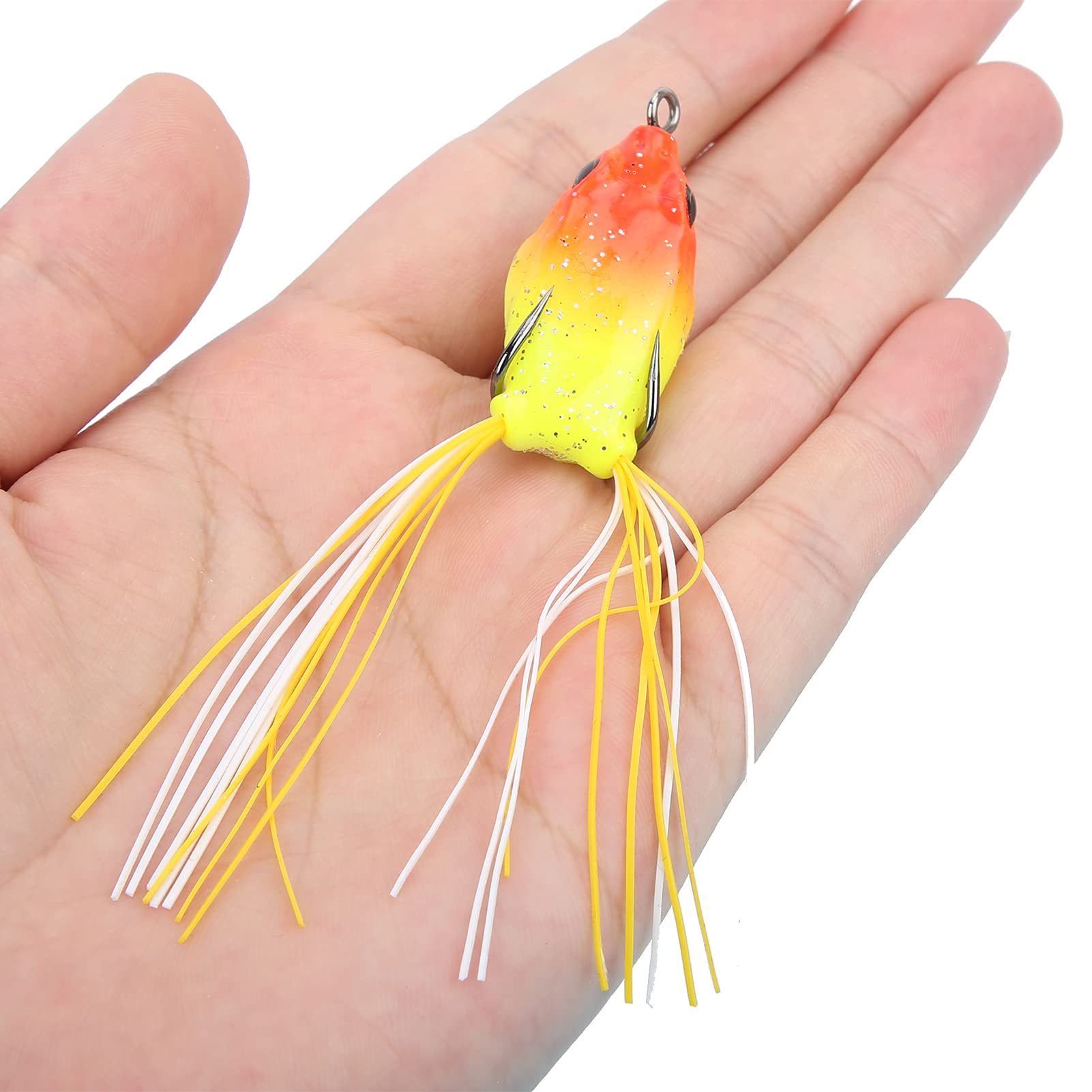 Lot De 9 Leurres Grenouille Topwater - 4cm / 6g - Pour Truite, Perche, Brochet