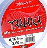  Tanaka - Sedal de fluorocarbono gris claro, 150 m