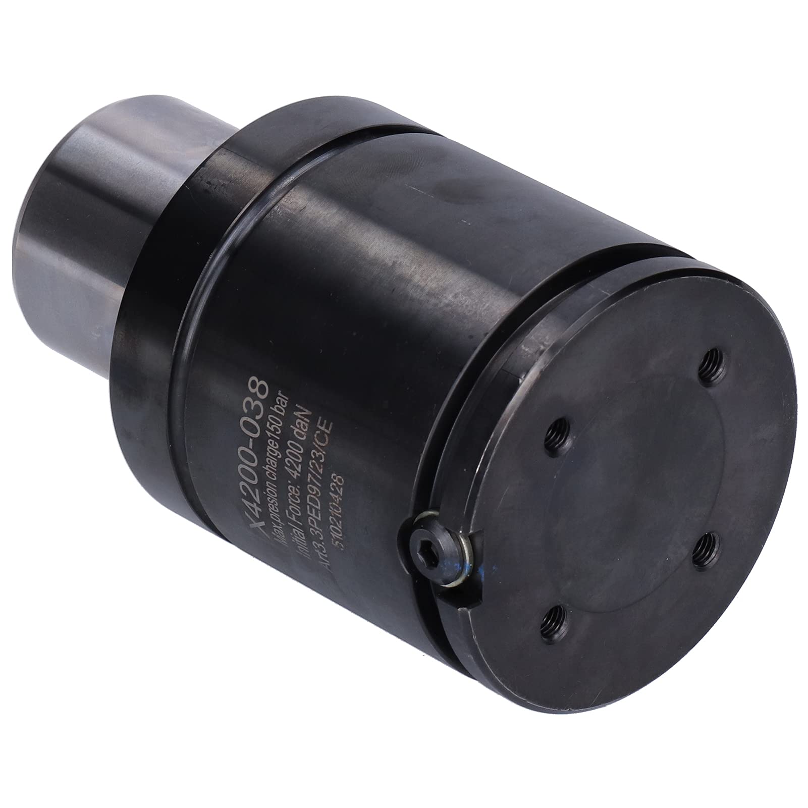 Cilindro a Molla a Gas di Azoto con Porta di Gonfiaggio Ad Alta 42000N per Compressione di Stampi in Lega Resistente 1 unità (YX4200-038)