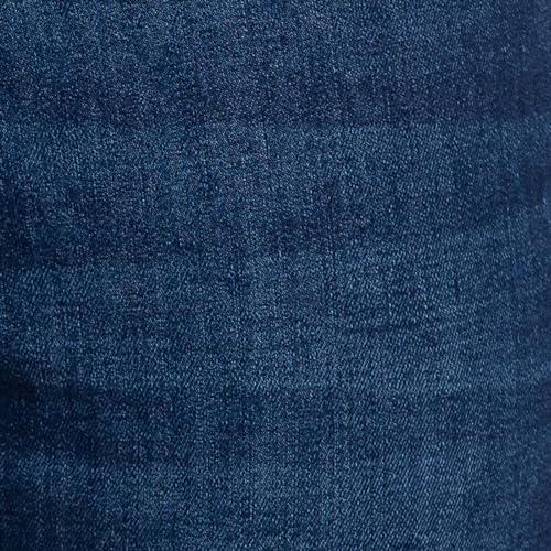 Image of Raymond Men's Mid Rise Cotton Blend Solid Pattern Slim Fit Flat Front Jeans