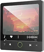 Álbum de música personalizado adesivo de geladeira, ímã de geladeira de música acrílico, leitor de ímã de placa personalizado compacto com leitor de música embutido para decoração de casa, presentes