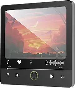 Álbum de música personalizado adesivo de geladeira, ímã de geladeira de música acrílico, leitor de ímã de placa personalizado compacto com leitor de música embutido para decoração de casa, presentes