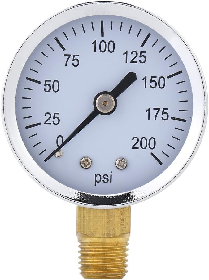 200psi Mini Accurate Pressure Gauge for Fuel Air Oil Liquid