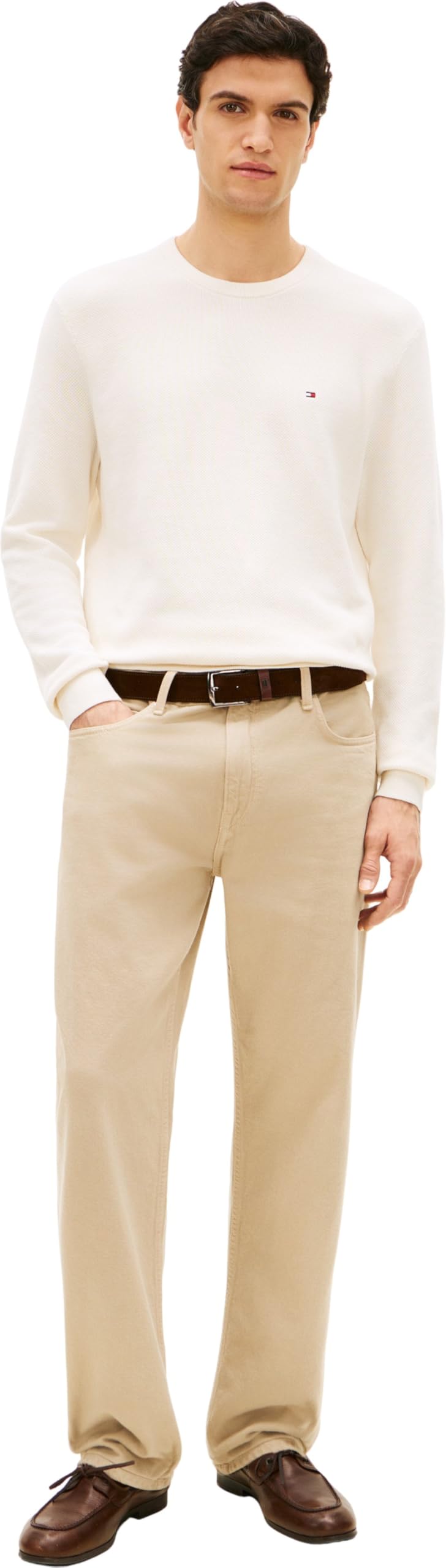 Tommy Hilfiger Sweter pullover Mężczyźni Essential Structure Crew Neck Mw0mw36347