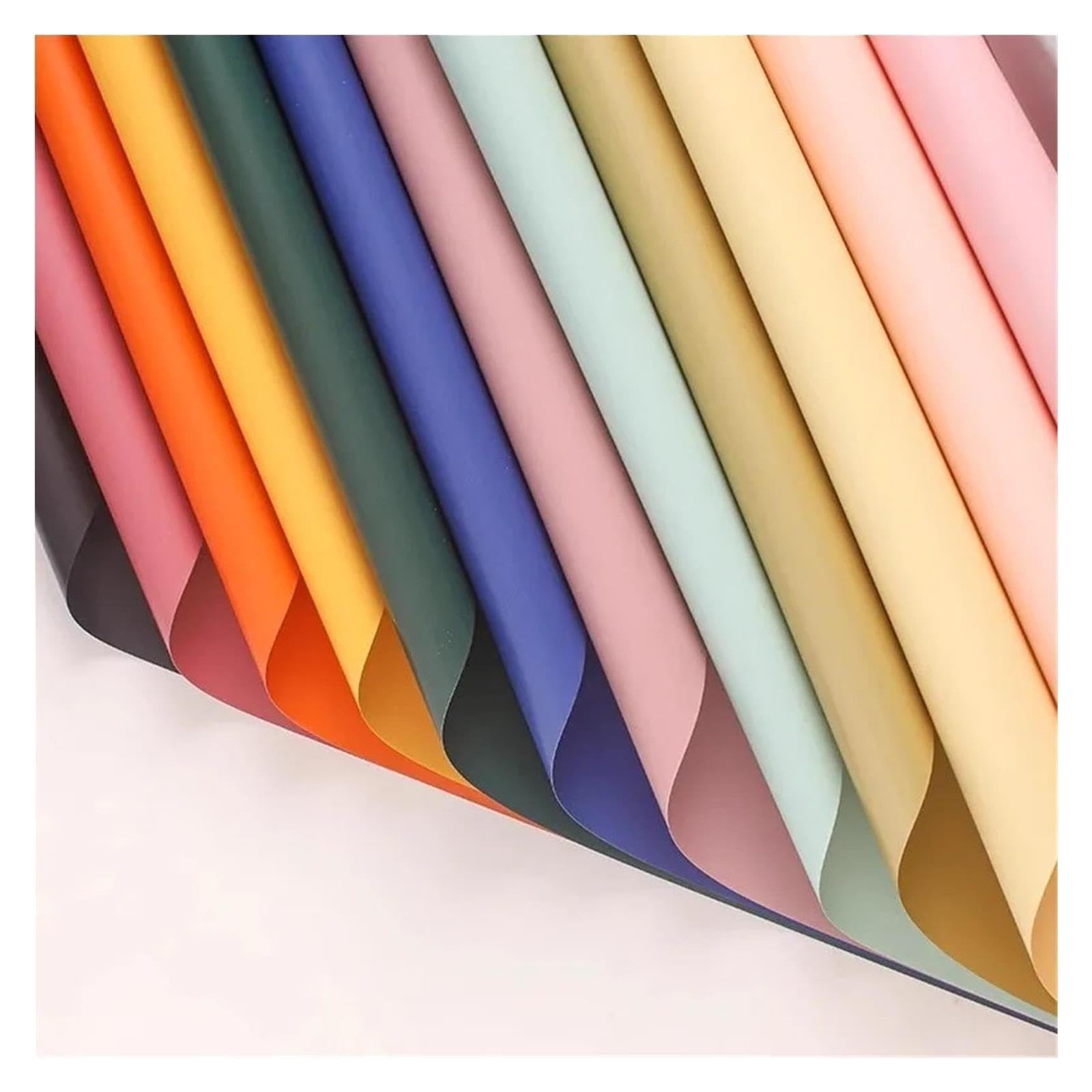 Blumen Geschenkpapier Einfarbiges Blumen-Geschenkpapier