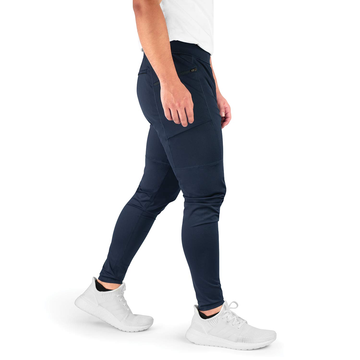Contour Athletics Men's Joggers Sweatpants for Men with Zipper Pockets Joggers