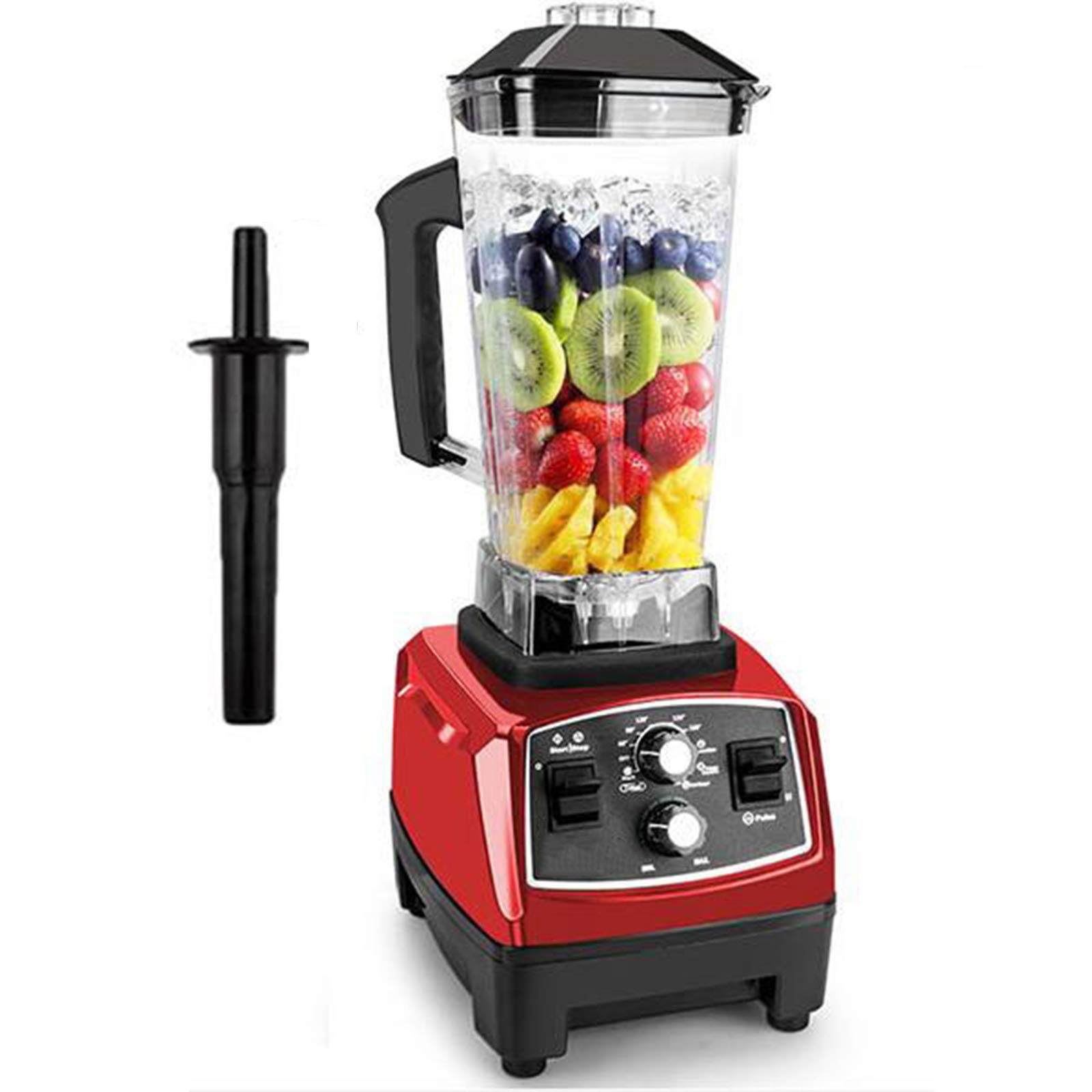 KELUNIS Timer Blender 3HP 2200W Heavy Duty Commercial Grade Blender Mixer Juicer with Variable Speed Control(1-10Gears) & PULSE Functions, 2L BPA-Free Pitcher