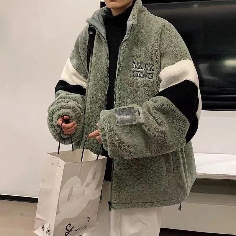 Xingfenly Autumn And Winter Cottonpadded Jacket Coat Male Street Youth Kong Wind Loose Casual2