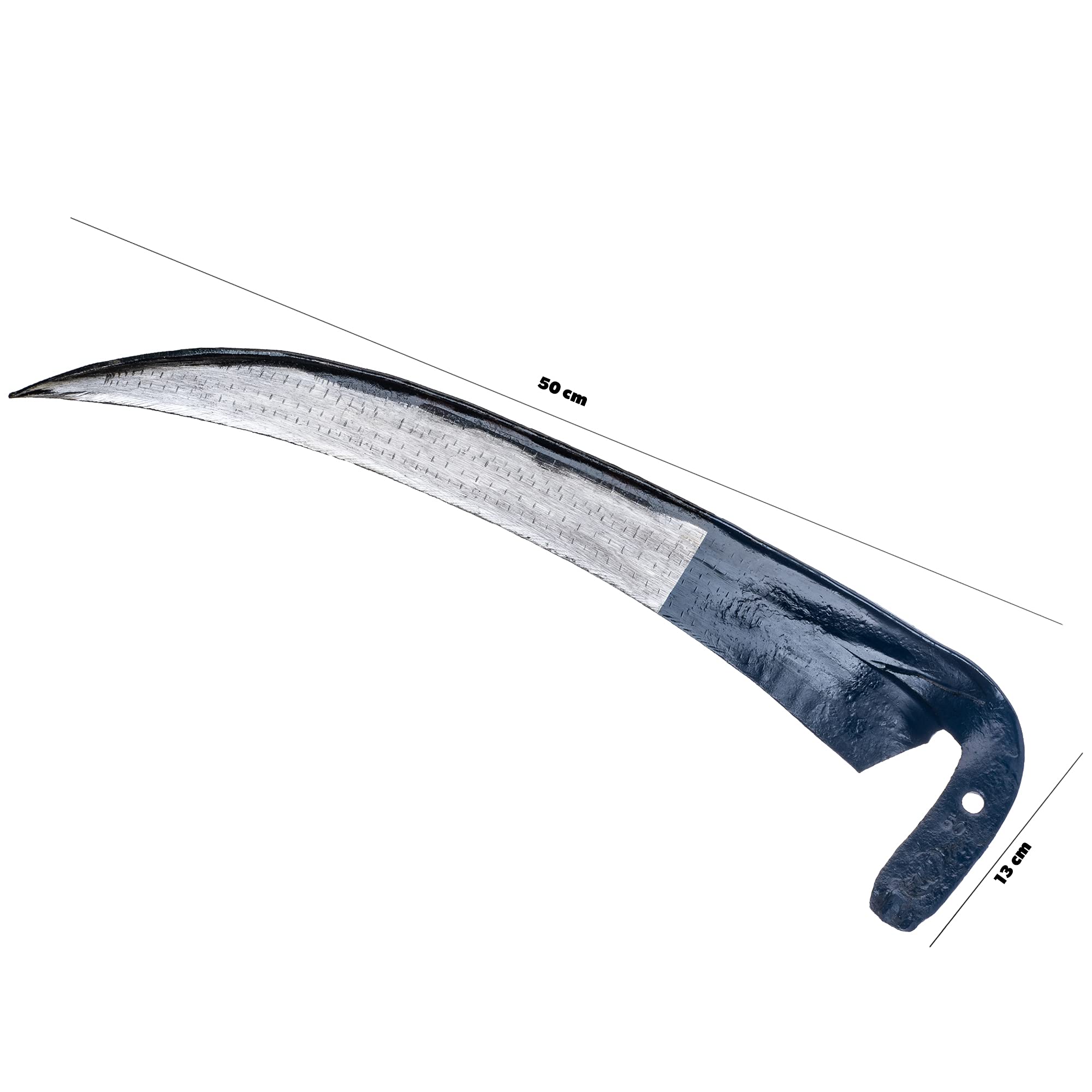 KADAX Faux de Jardin en métal, Faux Manuelle, Faucille, Faux Pliante, Faux pour Plantes Sauvages, Faux, Faucille de Jardin, Faucille à Herbe, Faucille à Feuilles, Faucille Manuelle, Petite Faucille