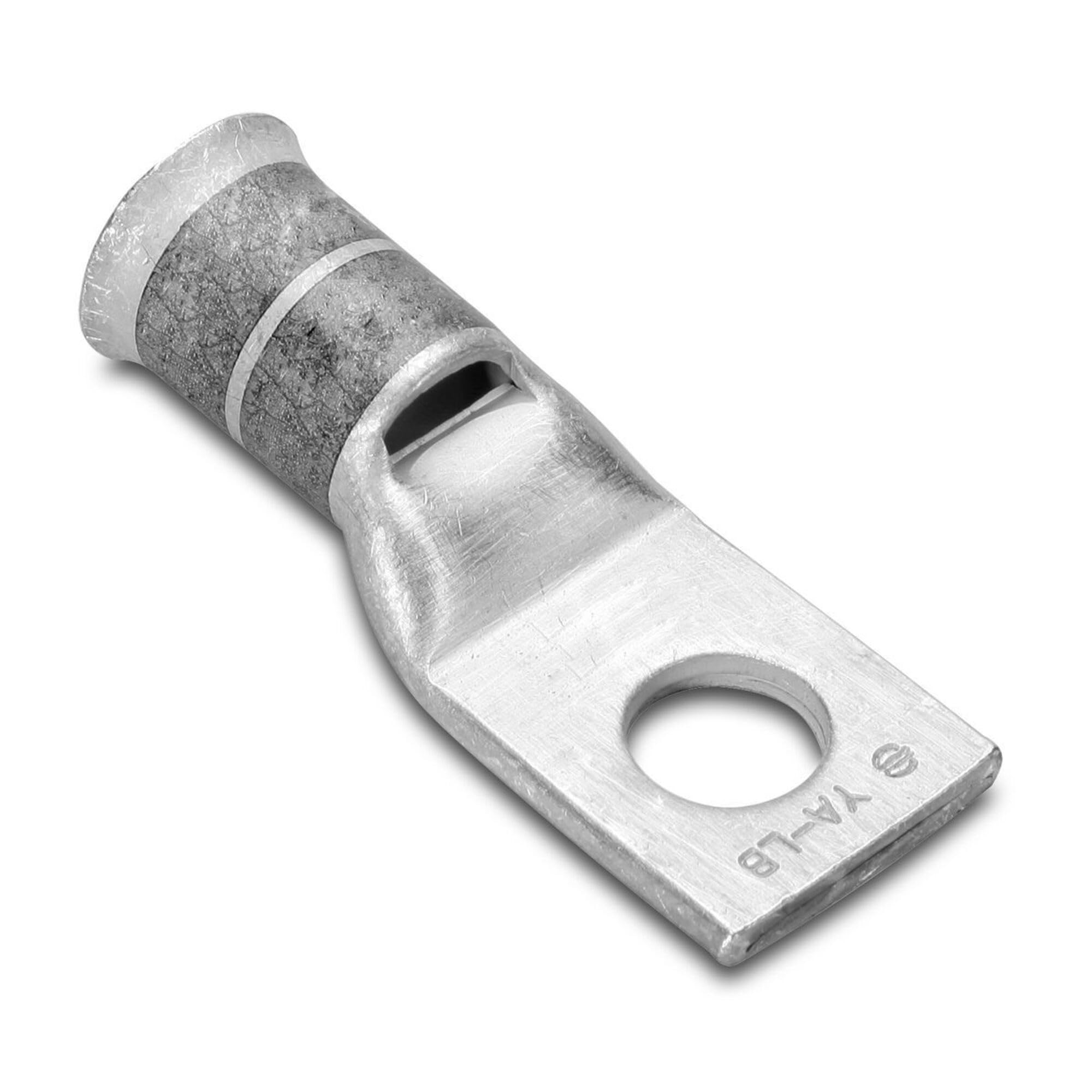 Burndy YA28-LB One Hole Hylug Flex Conductor Standard Barrel Belled End, 3/0 AWG/kcmil Flexible Conductor Size, 2.77