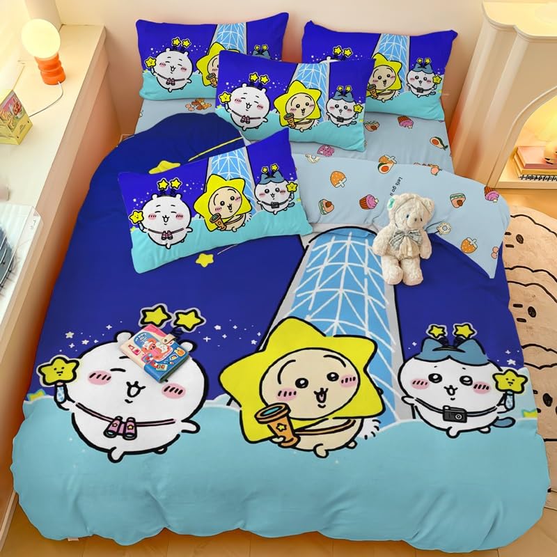 Amazon｜寝具カバーセット 布団カバー シーツ ちいかわ 枕カバー