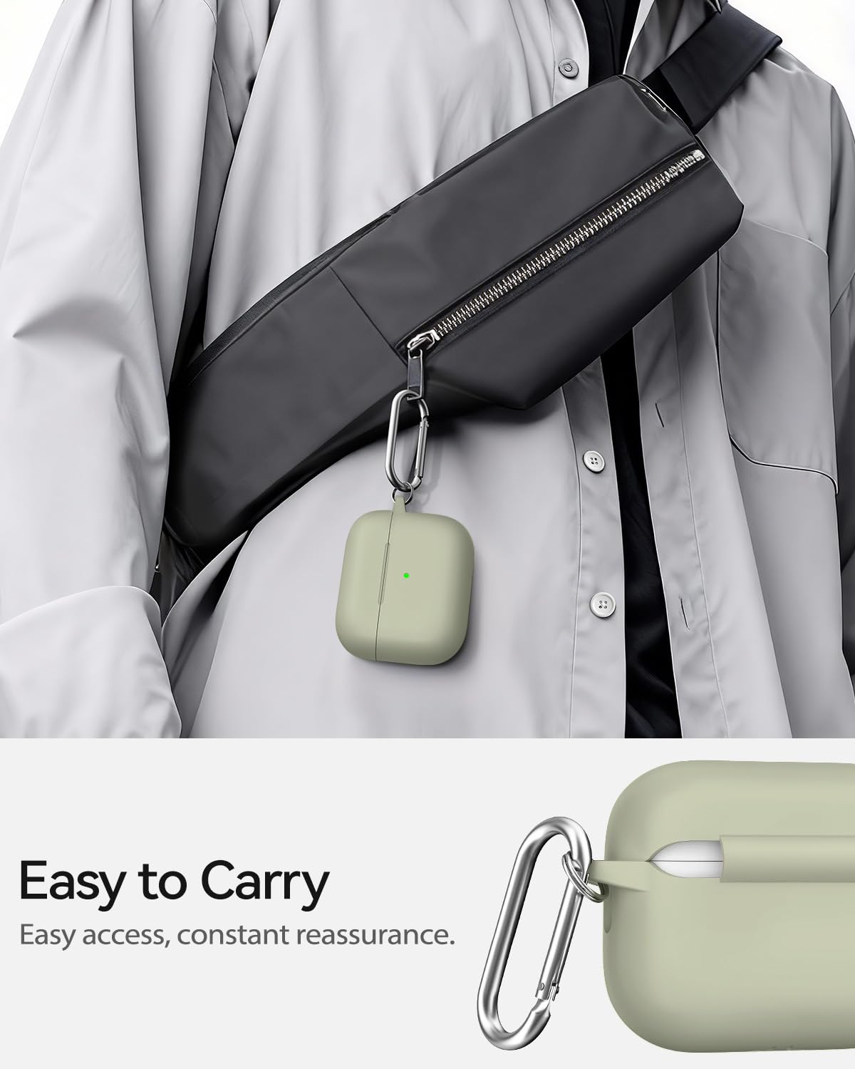 Etui do AirPods Pro 3, do AirPods Pro 3, AA2-Khaki