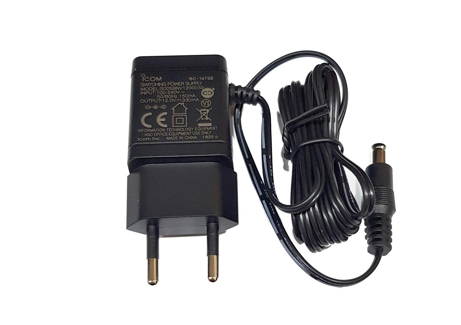 ICOM BC-147SE "ORIGINALE" ADATTATORE AC PER BC-152 BC-171 BC-173 BC-150 BC-166