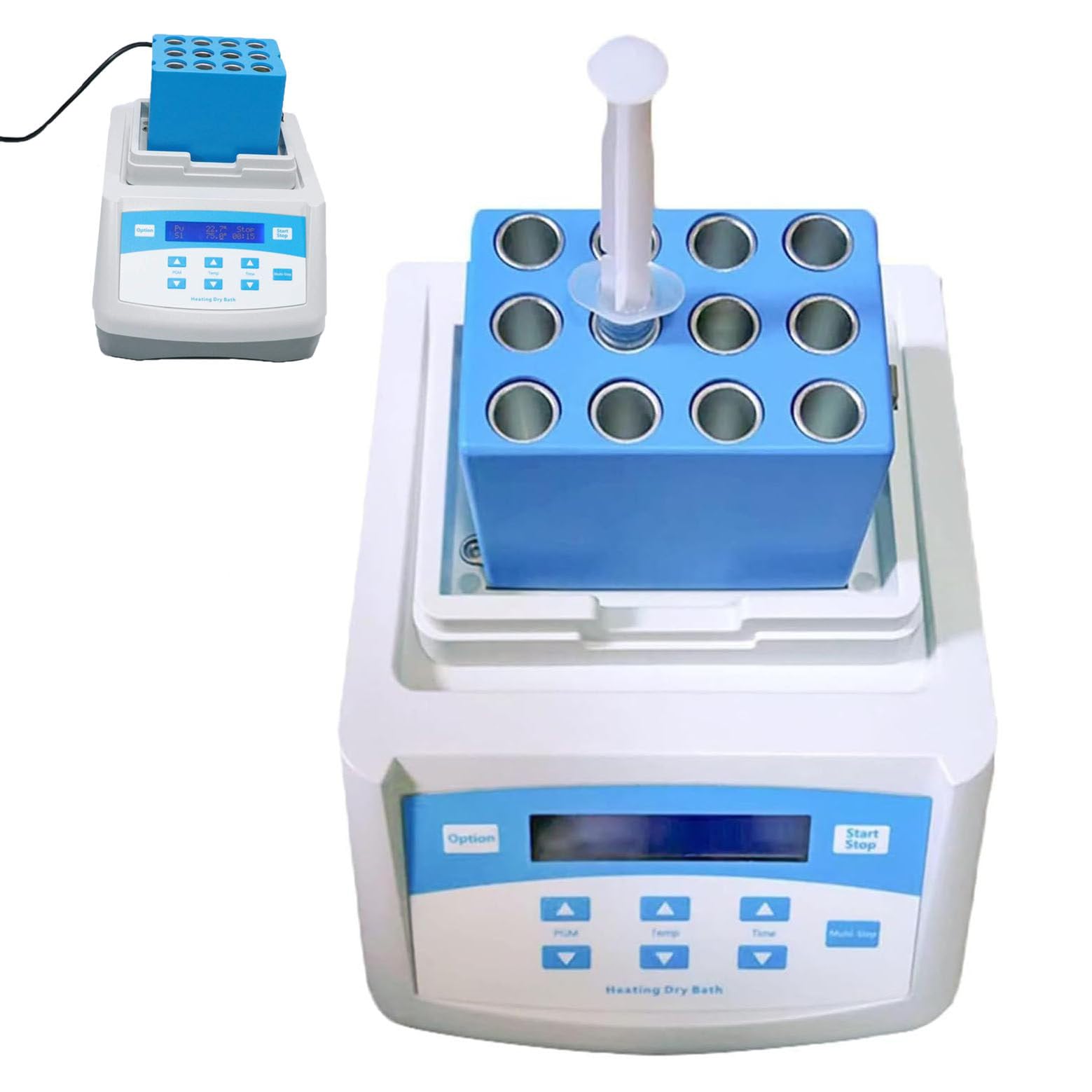LjlXanthiper Gel Maker Manufacturing Instrument,Prp Ppp Gel Heater Plasma Biological Filler,Gel Heating Machine,PRP PPP Gel Maker Heater,For Sample Storage and Reaction,PRP Gel Preparation 12 * 10ML