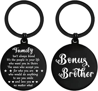 Personalized Brother In Law Keychain Gift For Brother In Law Keyring...
