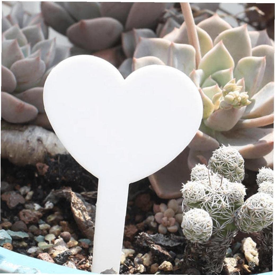 Amazon.co.jp: ハート型 園芸用ラベル 植物ラベル ガーデンタグ 再利用