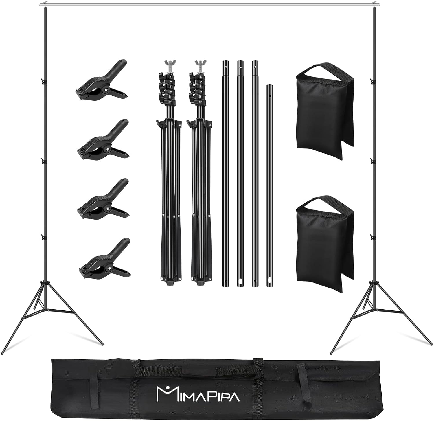 Buy MimaPipa Backdrop Stand 8.5x10ft2.6x3m Photo Backdrop Stands Photography Background Stand