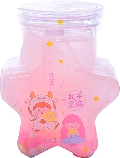 زجاجة سلايم على شكل نجمة لعمر 5 سنوات فما فوق - بينك