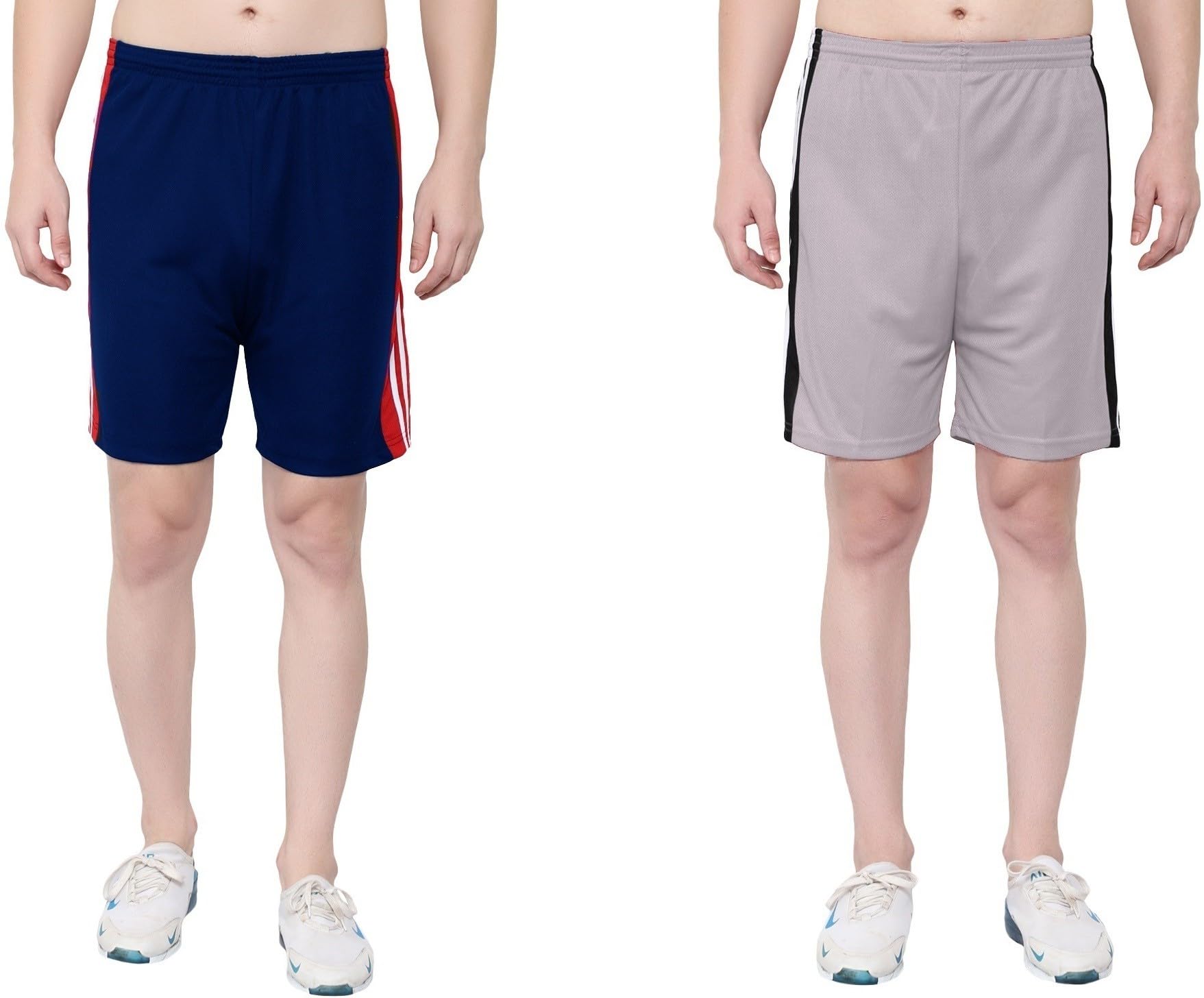 Striped Men Multicolor Regular Shorts S-JAL_725-Navy-Grey-picture-58