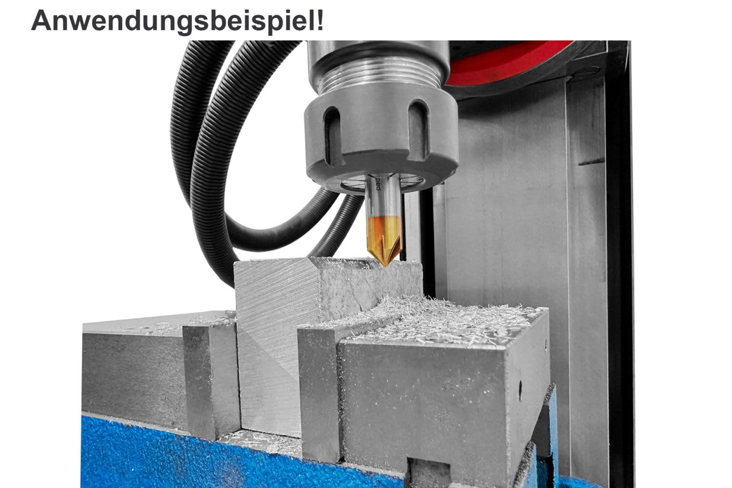 Fresa Per Smussare In HSS 90° 12,0 Mm Con Rivestimento TiAlN, 6