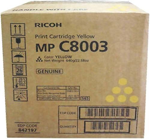 Ricoh 842197 Cartucho de tóner - amarillo - en embalaje al por menor