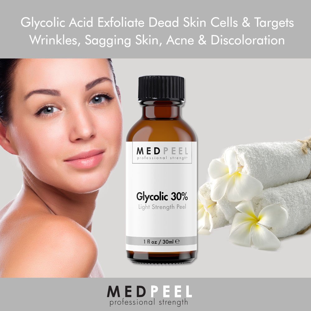 MedPeel Glycolic Acid Peel 30, Light Strength Chemical Face Peel