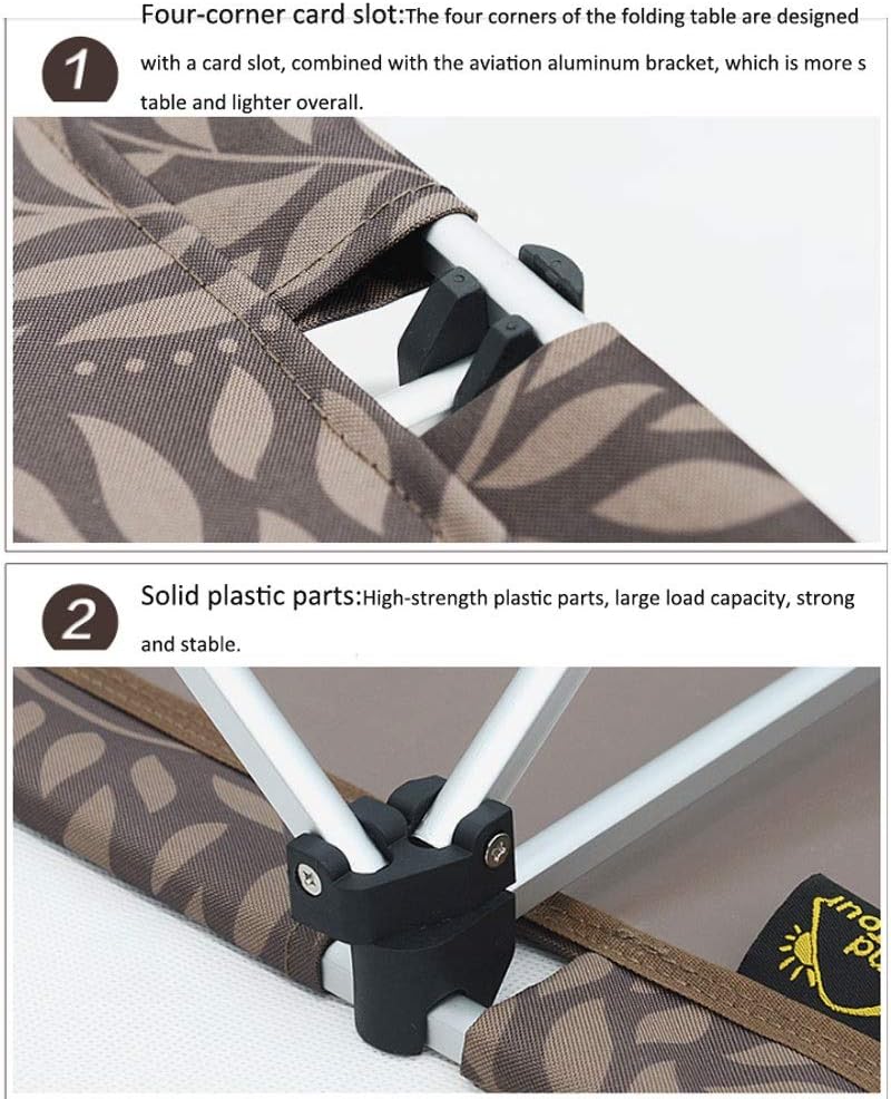 Portable Outdoor Picnic Table Oxford Cloth Outdoor Folding Table Activity Desktop Table Tea Coffee Table