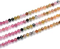 Vista 27 de Adabele - 1 hebra de piedra preciosa curativa natural de lapislázuli crisocola de 0.118 in (0.12 pulgadas), cuentas sueltas redondas facetadas