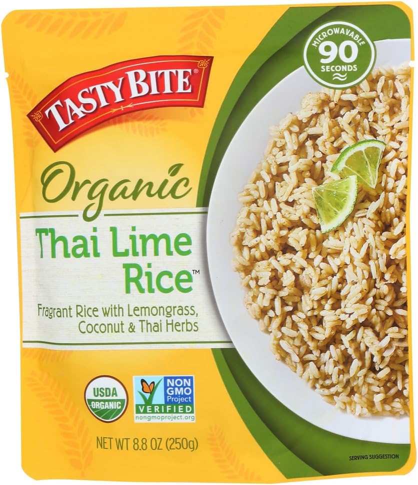 TASTY BITEThai Lime Rice 8.8 oz each (2 Items Per Order)