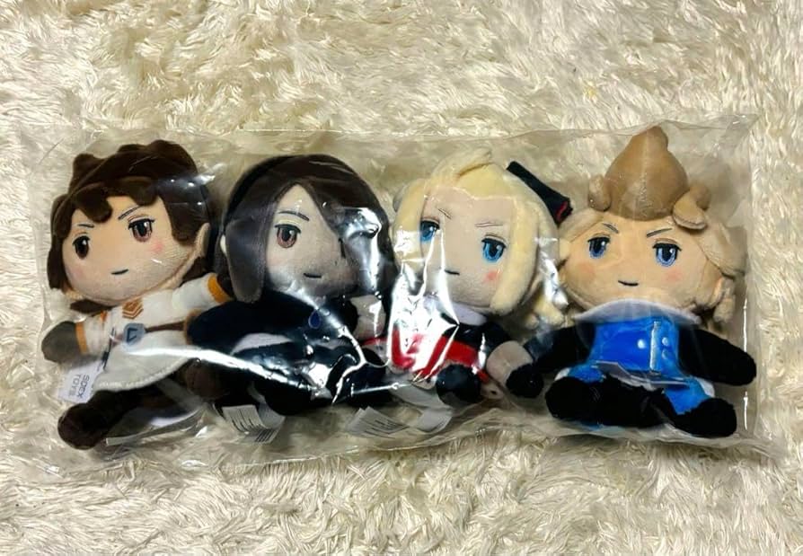 ブレイブリーデフォルト ぬいぐるみ 4種セット Amazon.co.jp: ブレイブリーデフォルト 主人公4人のぬいぐるみ