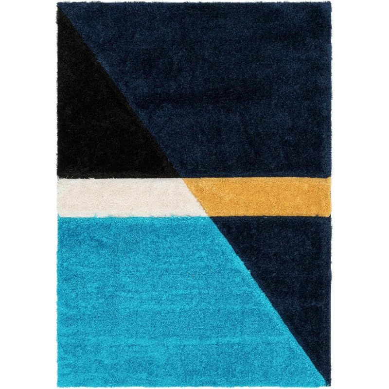 Image of TRANQUIL Polyester Fluffy Fur Rug Shaggy Modern Carpet for Living Room, Bedroom, Guest Room, Kids Room (6x9 Feet, Multi 03)