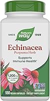 Vista 1 de Nature's Way Echinacea Purpurea, 1,200 mg por porción, 180 VCaps