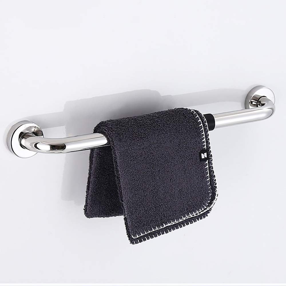 Barra de Agarre para Baño, Apoyabrazos del Cuarto de Baño,Barras de apoyo Manija Soporte de seguridad Pasamanos, Barra de apoyo para baño, Barra de apoyo plateada de 27 pulgadas, Pasamanos p