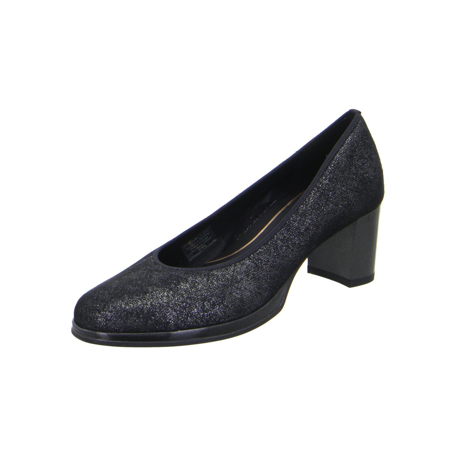 ARA Women's Cannes Court Shoes, Black, 41 EU Weit