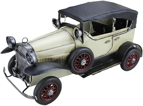 Modelo de camión de hierro vintage, decoración de artesanía, vehículo de hierro estilo retro para el hogar y la oficina, adornos antiguos amantes de