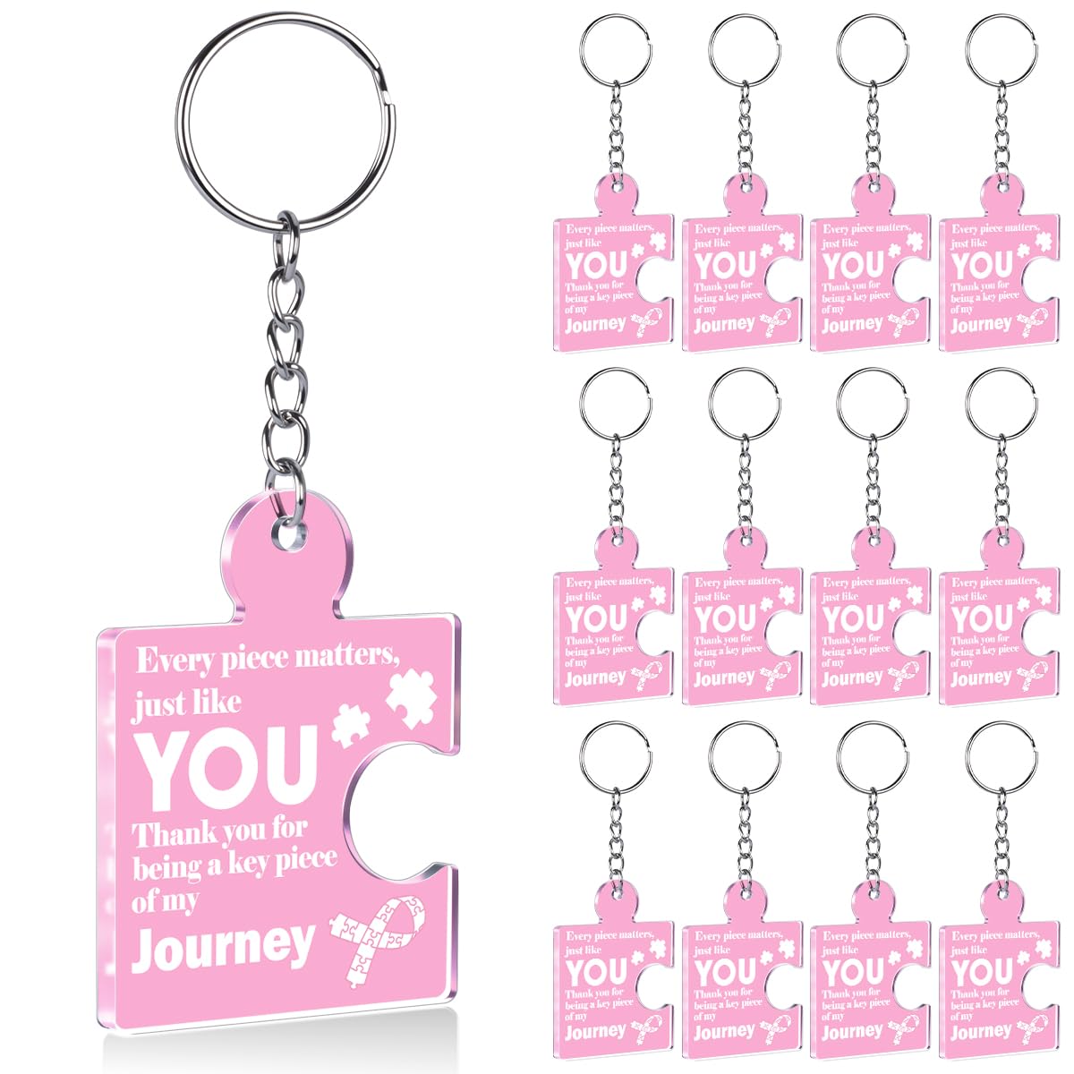 Team Appreciation Gifts Bulk Thank You Keychains for Coworkers