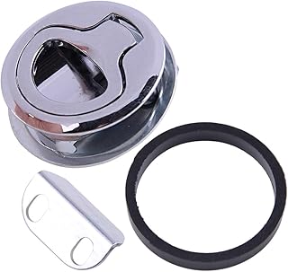 TMP1105 Hook-Latches 45mm Stainless Steel Yatch Marine Boat Ship RV Flush Pull Slam Latch Mount Hatch Lift