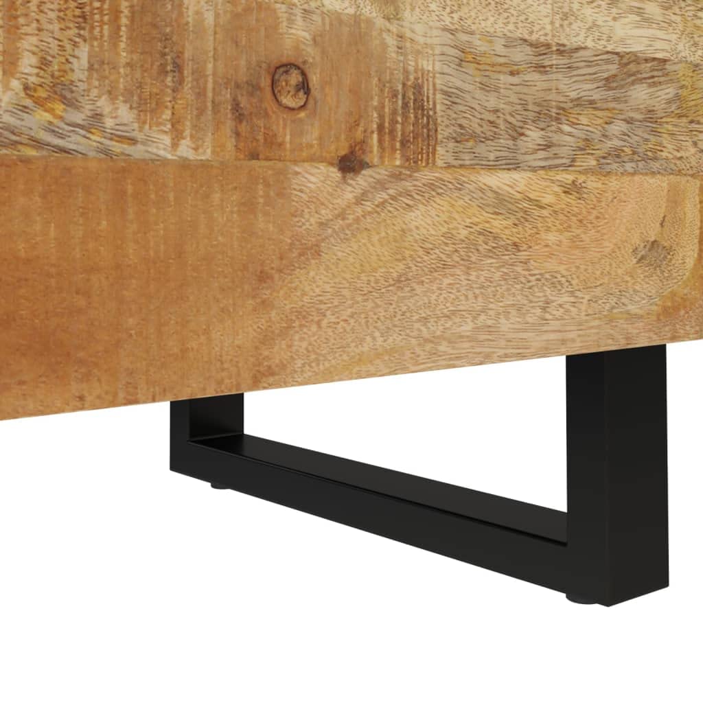 Table de Chevet Bois de Manguier Massif 40x33x46 cm