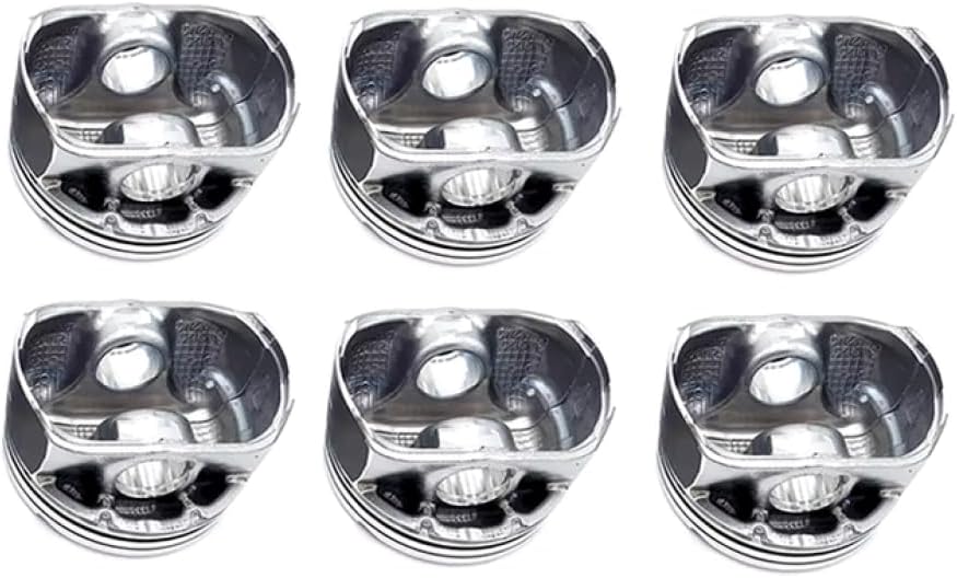 Car Engine Piston AT4Z-6108C AT4Z-6108A Compatible with Explorer Mk5 2011-2019 Taurus Flex 2011-2015 3.5L V6(1 Set with Ring)