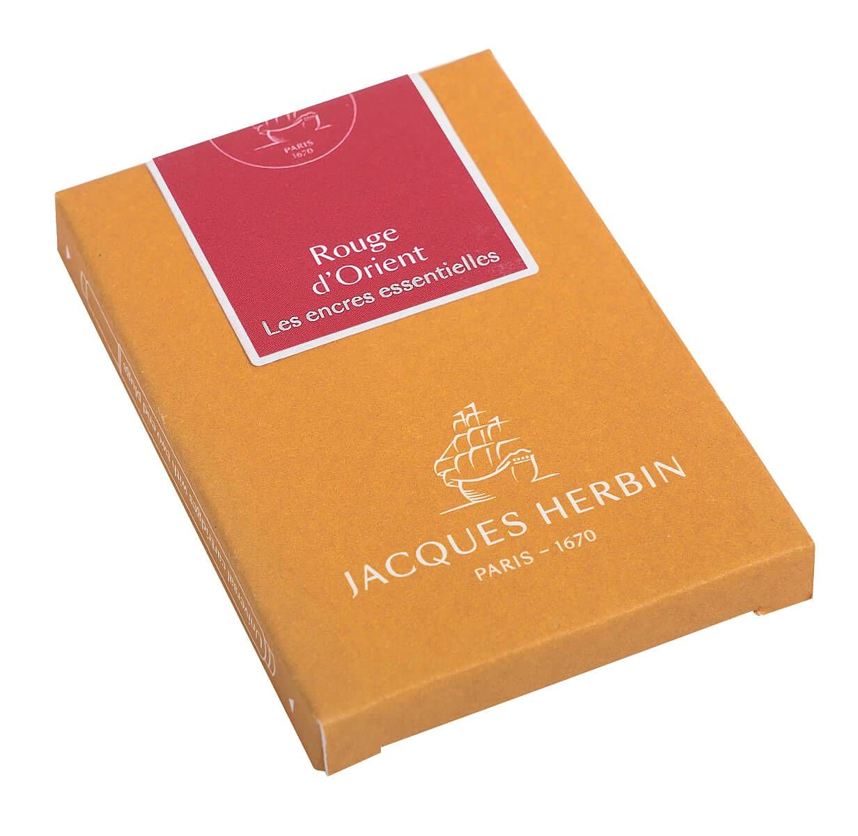 Jacques Herbin Essentials Ink Cartridges - Rouge D`orient