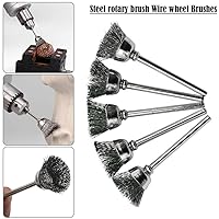Vista 3 de Rocaris 36Pcs Brass Steel Wire Brush Polishing Wheels Full kit for Rotary Tools