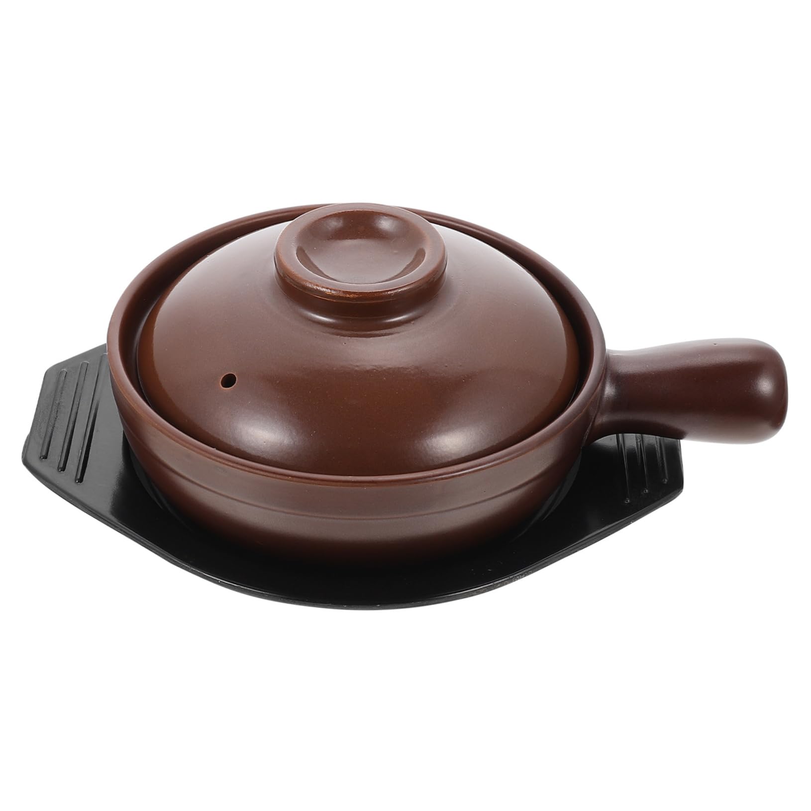 BESTonZON 1juego Cacerola De Cerámica Con Mango Olla Para Sopa Y Guiso Resistente Altas Temperaturas Para Cocina Casa Y Restaurantes